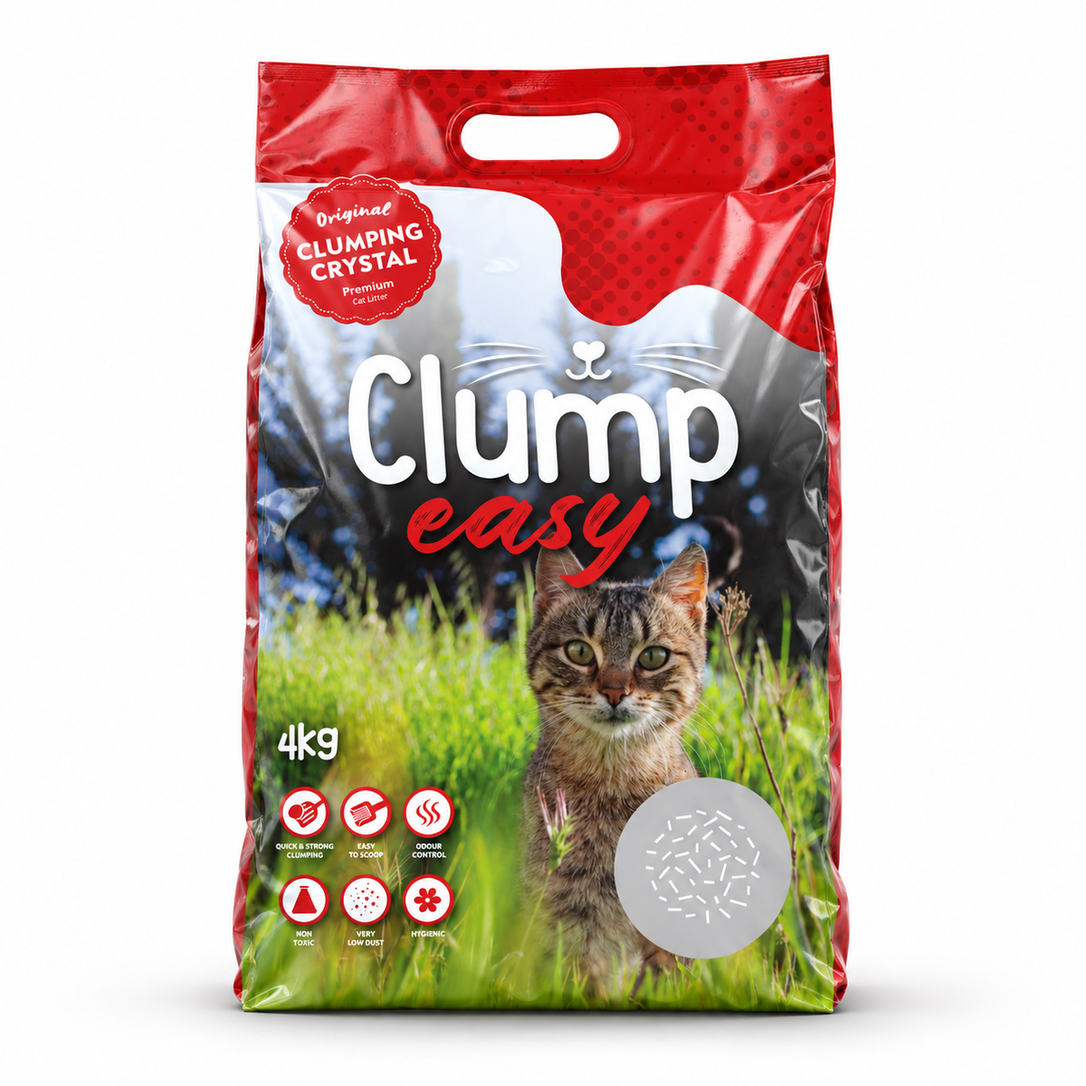 ClumpEasy Crystal Clumping Cat Litter 4kg
