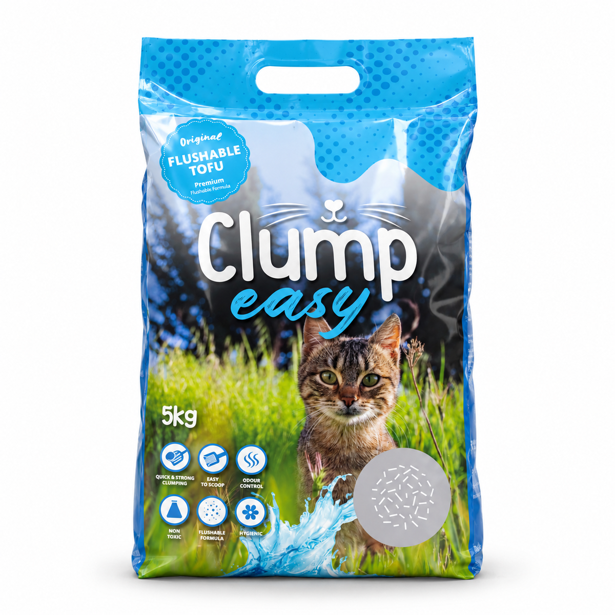 ClumpEasy Flushable Formula Clumping Cat Litter 5kg